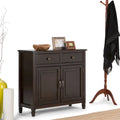 WYNDENHALL Hampshire Armoire de rangement traditionnelle en bois massif de 40 po de largeur pour entrée - 40 larg. x 15 prof. x 36 haut.