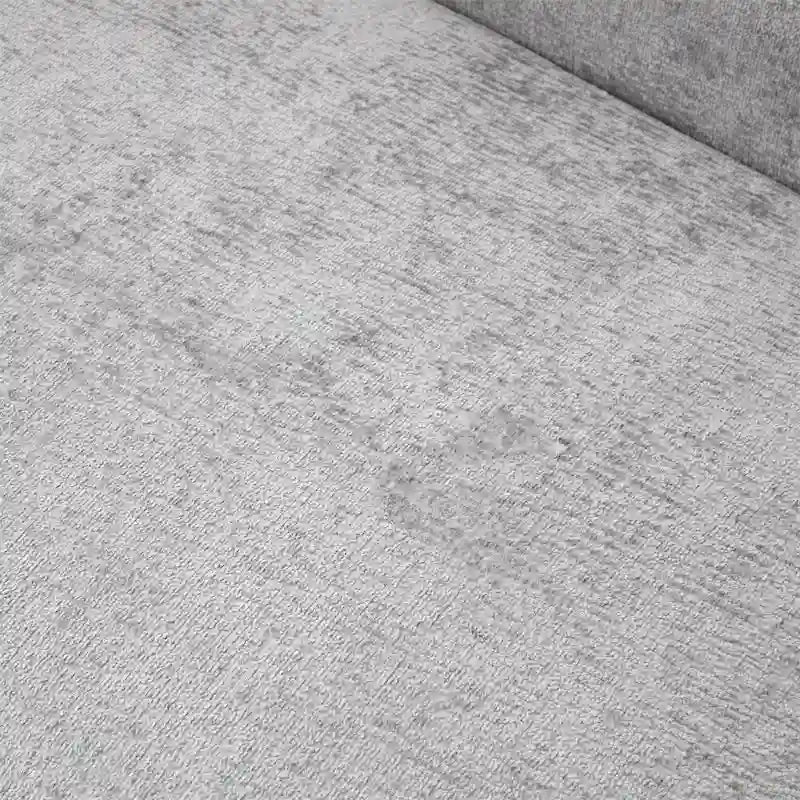 Canapé incurvé minimaliste 3 places en velours