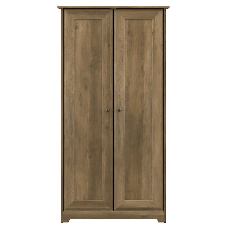 Meuble de rangement haut Cabot Espresso Oak avec portes – 31,38 long. x 16,30 larg. x 61,14 haut.