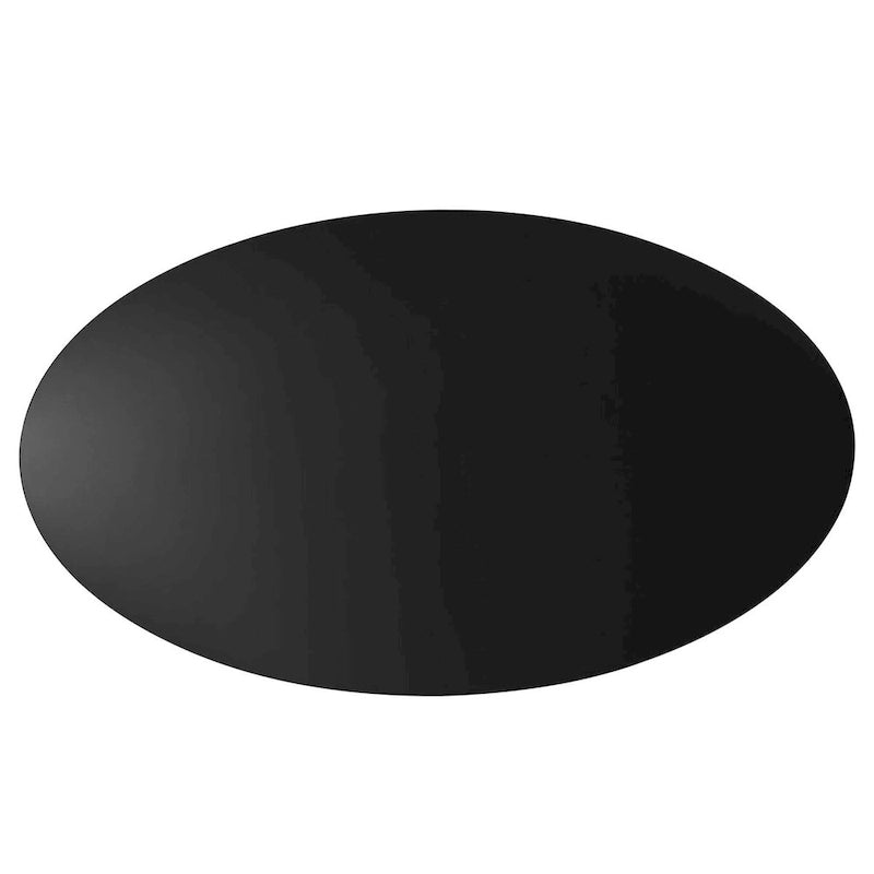 Fournir une table de salle à manger ovale 75