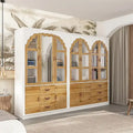 Ensemble de deux armoires Grand Closet d'inspiration vintage avec accents en métal