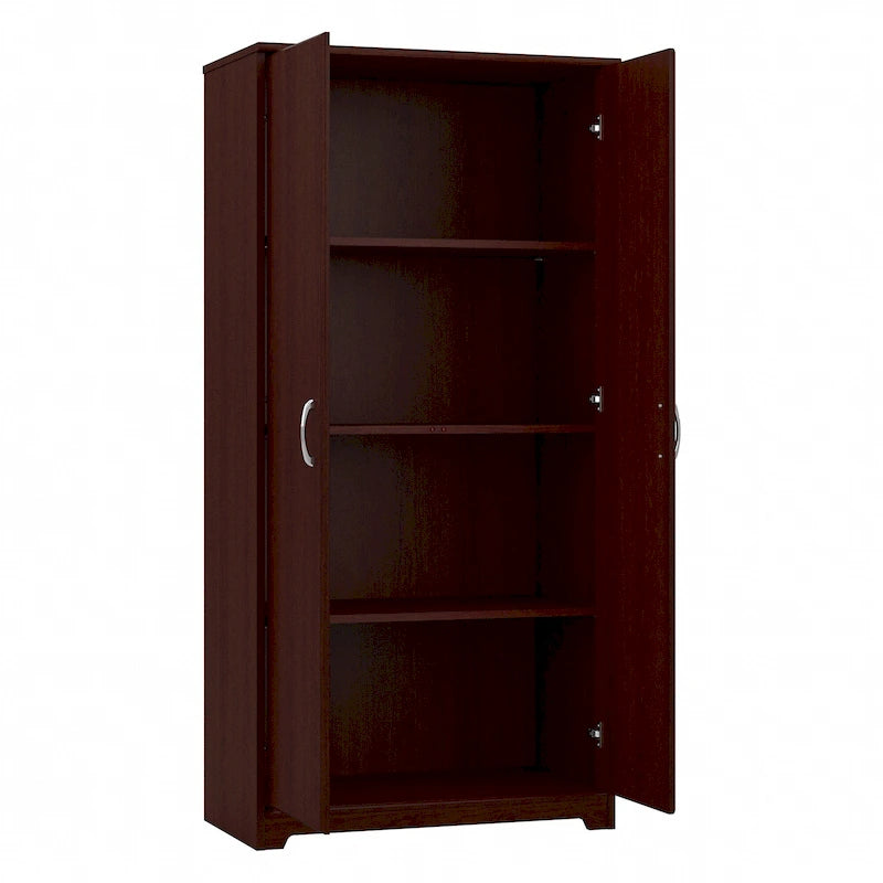 Armoire haute de rangement Cabot avec portes par Bush Furniture