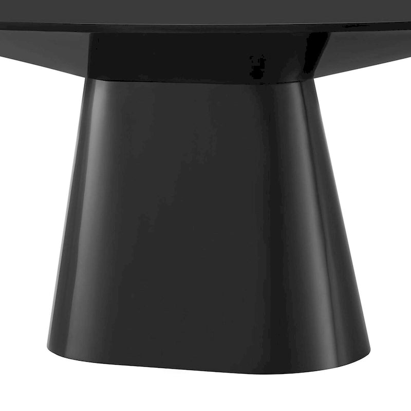 Fournir une table de salle à manger ovale 75