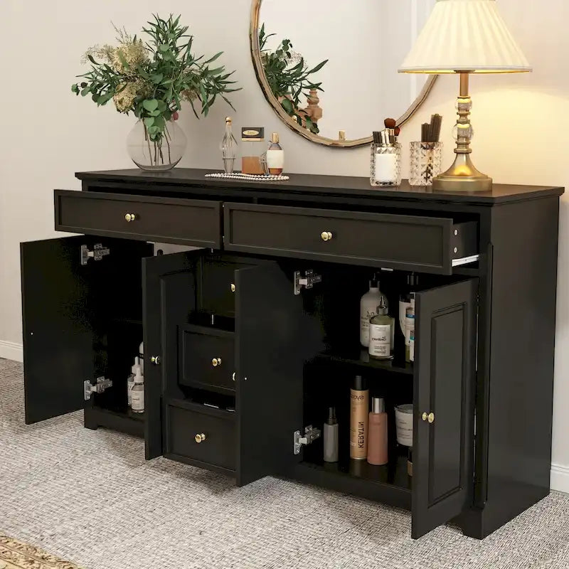 Bibliothèque, buffet, bahut et commode laqués