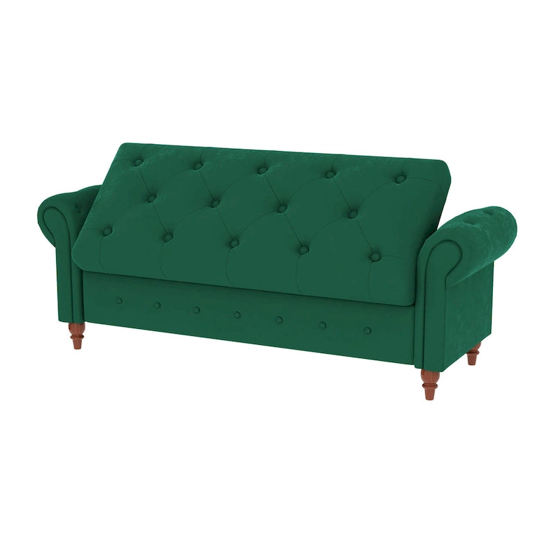 Banc de rangement moderne pour lit, banc à chaussures, repose-pieds avec accoudoirs roulés