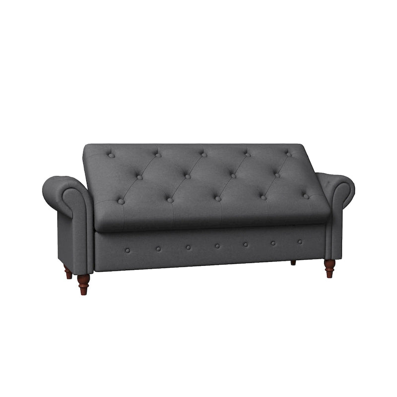 Banc de rangement moderne pour lit, banc à chaussures, repose-pieds avec accoudoirs roulés