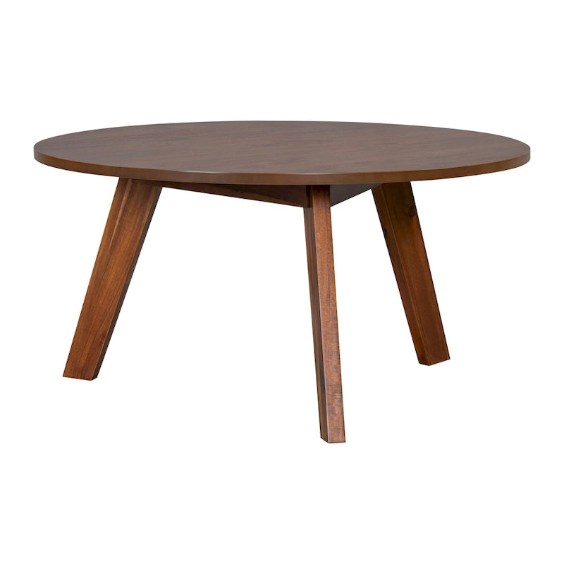 Table basse ronde en bois d'acacia