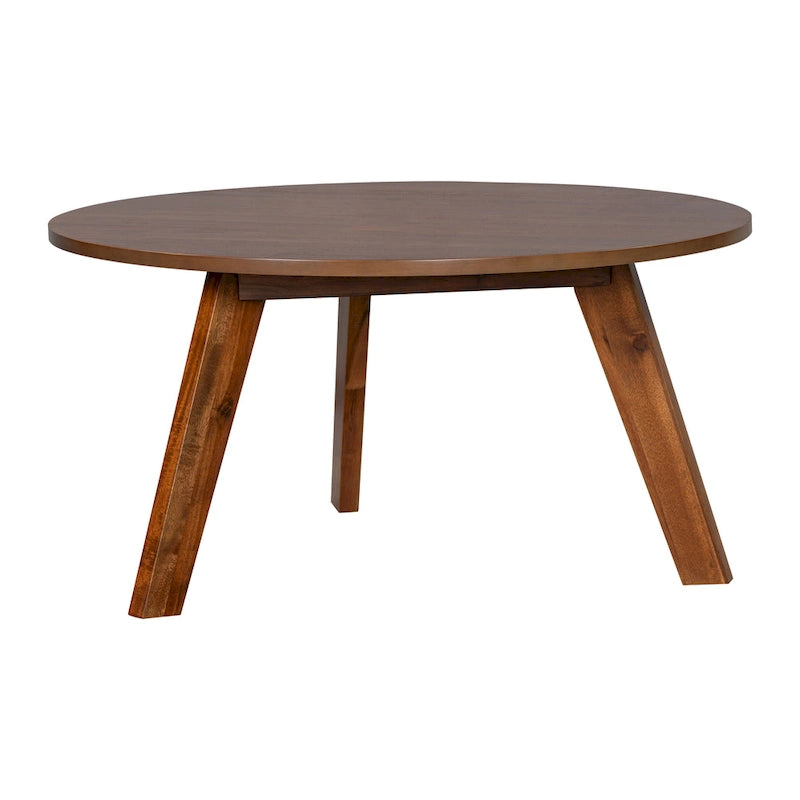 Table basse ronde en bois d'acacia