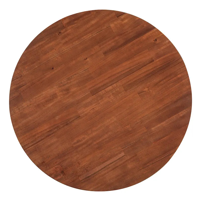 Table basse ronde en bois d'acacia