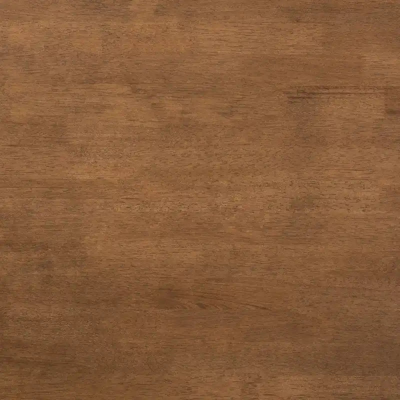 Table basse en bois massif noyer avec étagère inférieure