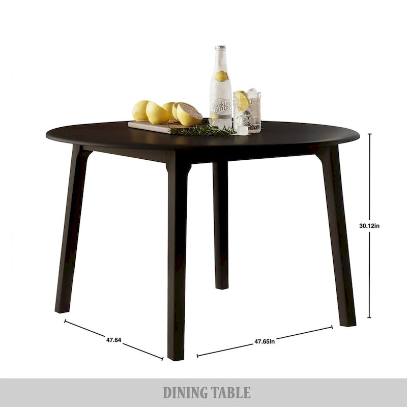 Table de salle à manger à abattants transitionnelle