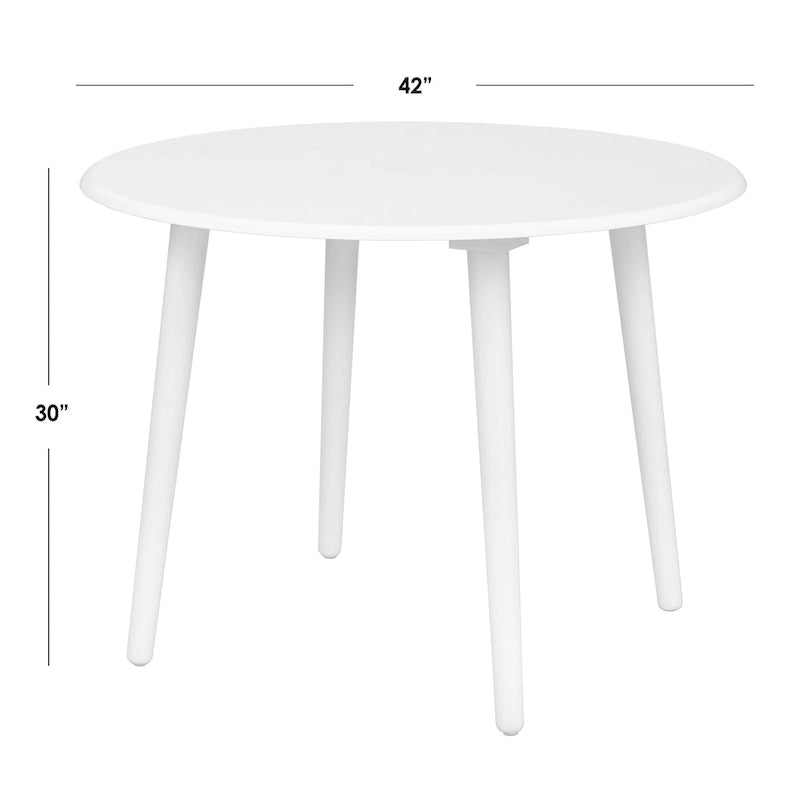 Table de salle à manger ronde de 42 pouces
