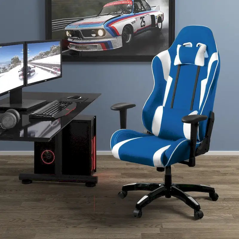 Chaise de jeu ergonomique à dossier haut avec support réglable