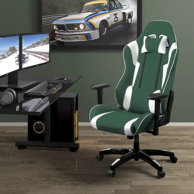 Chaise de jeu ergonomique à dossier haut avec support réglable