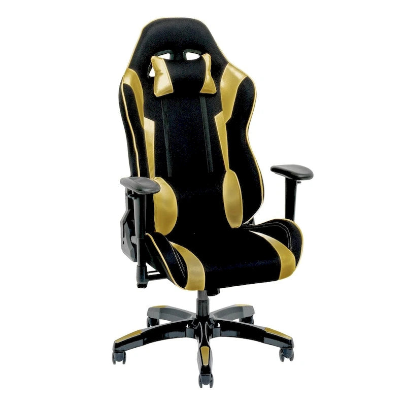 Chaise de jeu ergonomique à dossier haut avec support réglable