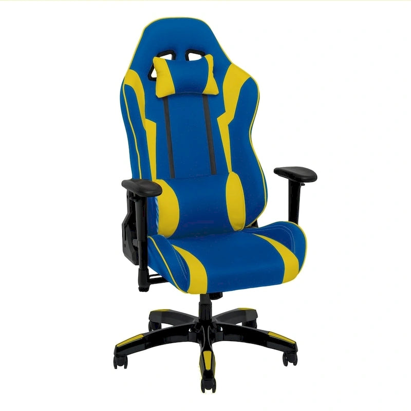 Chaise de jeu ergonomique à dossier haut avec support réglable