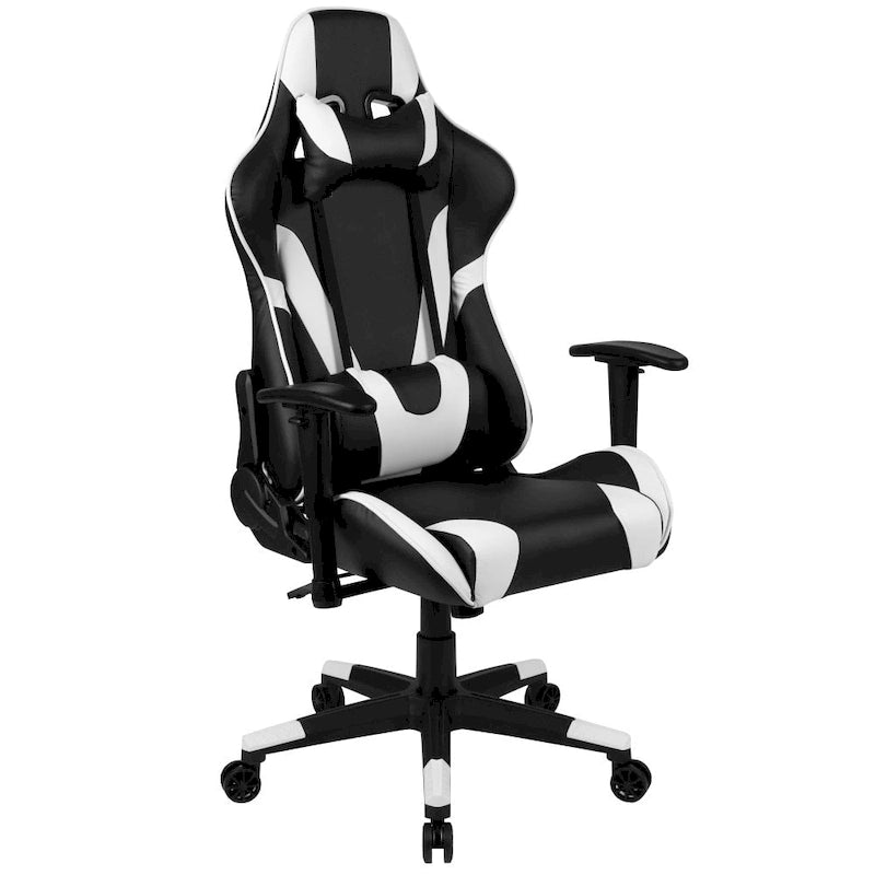 Chaise de jeu ergonomique Racing avec dossier inclinable