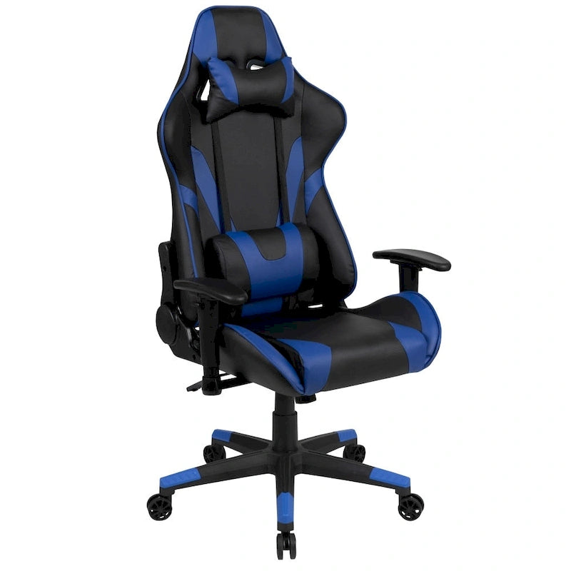 Chaise de jeu ergonomique Racing avec dossier inclinable