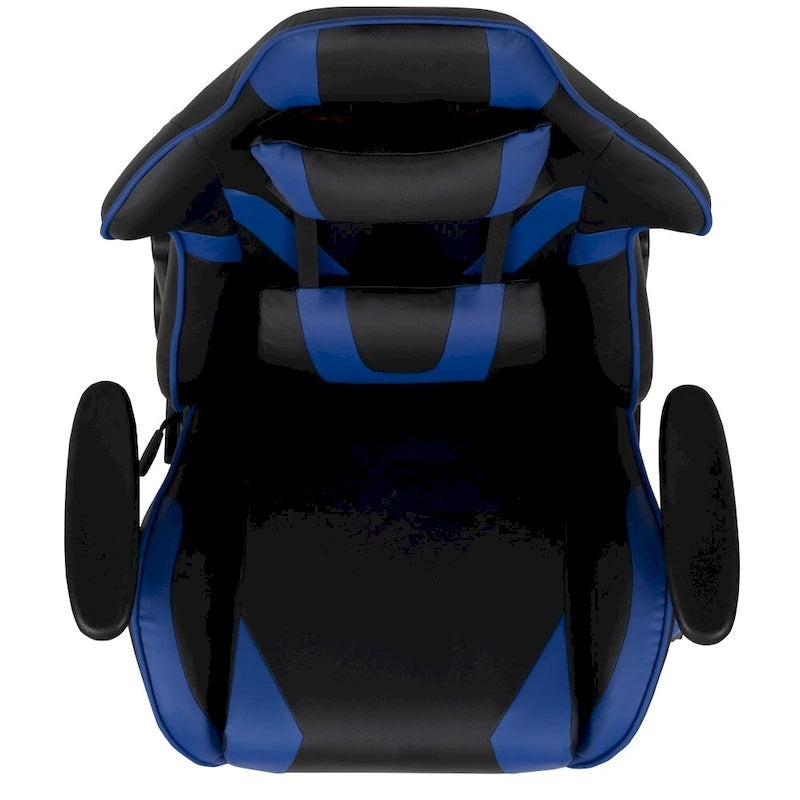Chaise de jeu ergonomique Racing avec dossier inclinable
