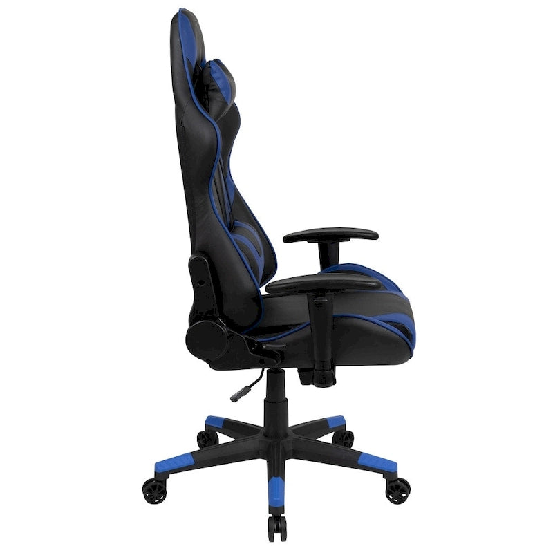 Chaise de jeu ergonomique Racing avec dossier inclinable