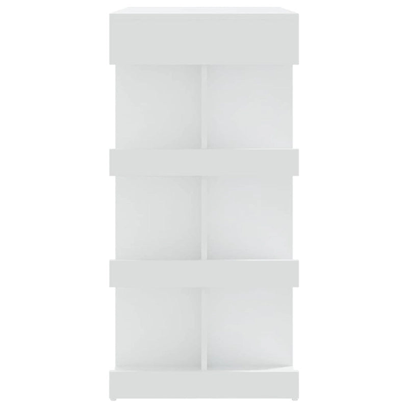 Table de bar de 39 pouces avec étagère de rangement et repose-pieds