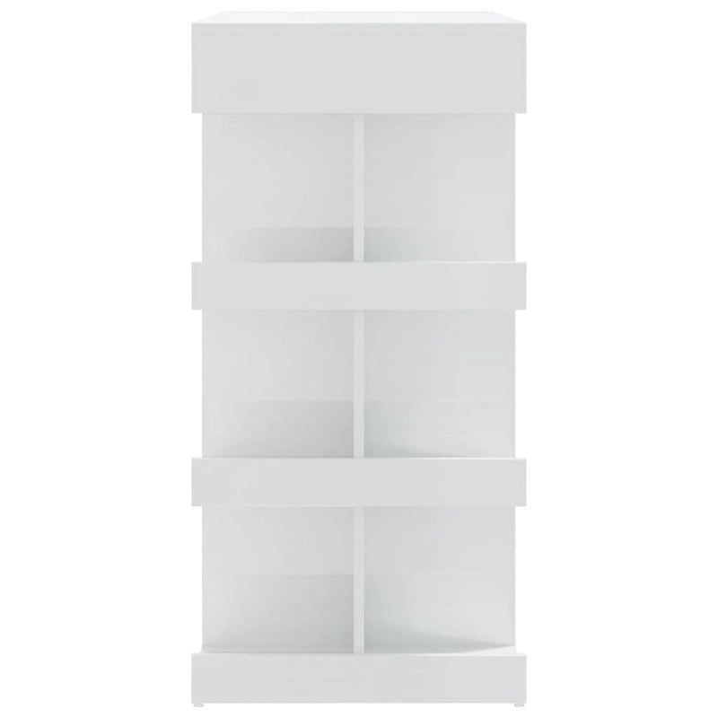 Table de bar de 39 pouces avec étagère de rangement et repose-pieds