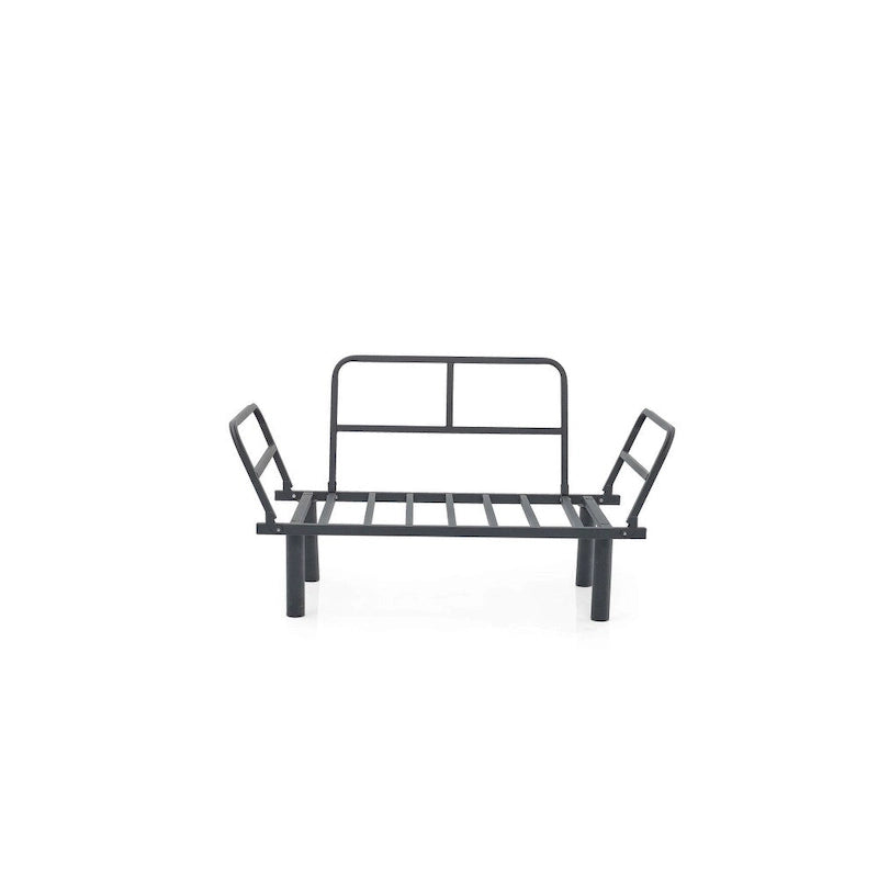 Causeuse futon pliable avec cadre métallique