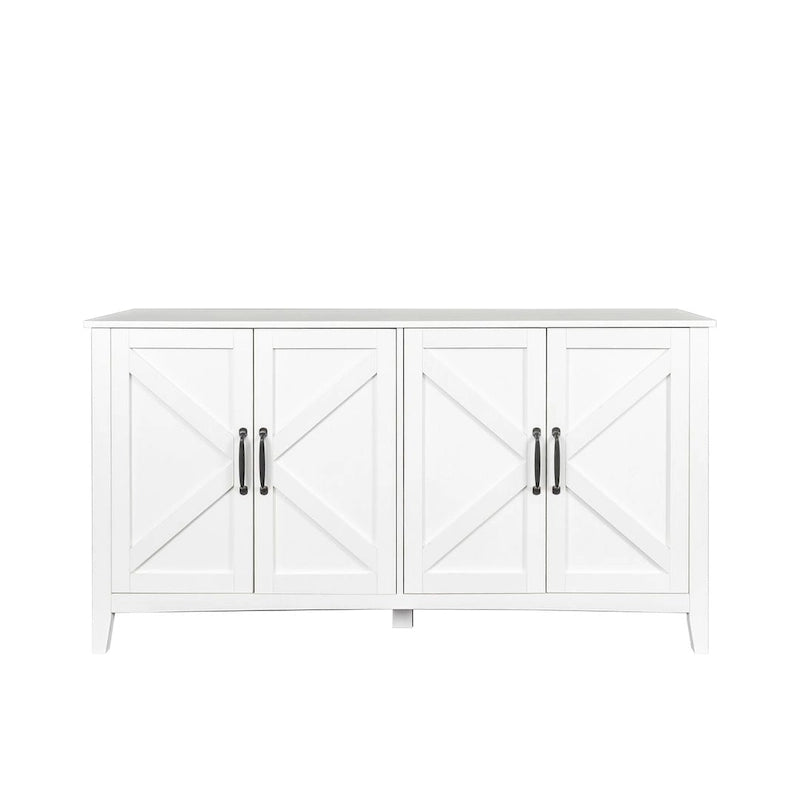 Buffet/Vaisselier autoportant de 59 po avec 4 portes