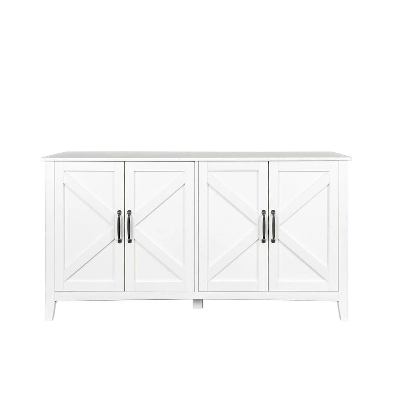Buffet/Vaisselier autoportant de 59 po avec 4 portes