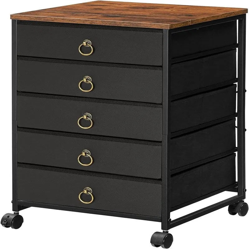 Commode de classement à 5 tiroirs - 15.7P x 15.7L x 25.7H