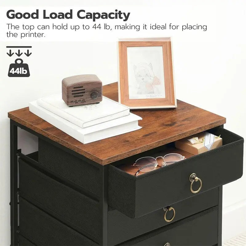 Commode de classement à 5 tiroirs - 15.7P x 15.7L x 25.7H