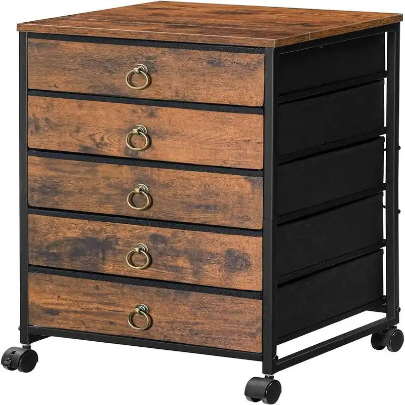 Commode de classement à 5 tiroirs - 15.7P x 15.7L x 25.7H