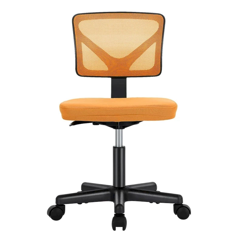 Chaise de bureau pivotante réglable en cuir synthétique