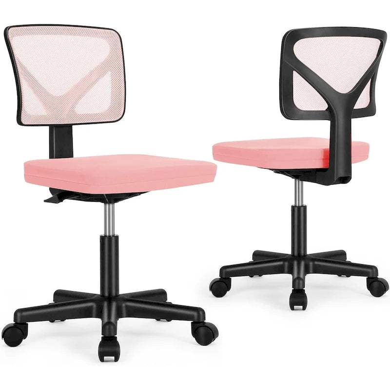 Chaise de bureau pivotante réglable en cuir synthétique