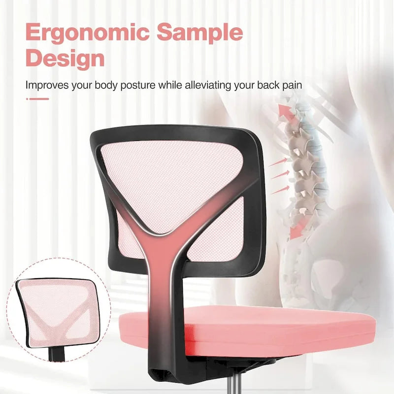 Chaise de bureau pivotante réglable en cuir synthétique