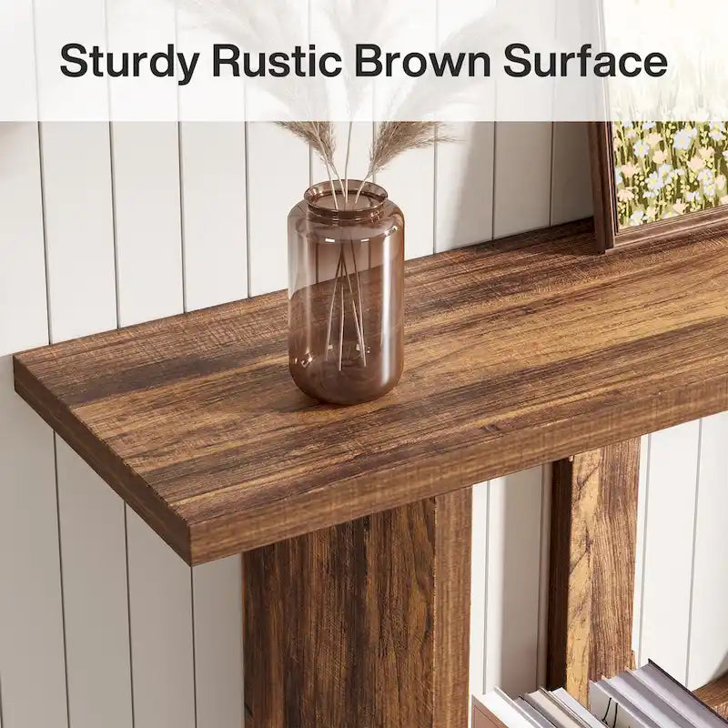 Console de canapé en bois de 70,87 pouces pour entrée et salon