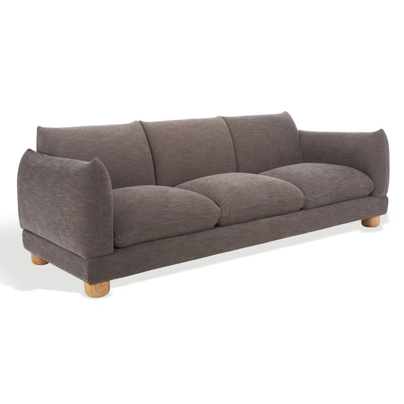 Canapé 226 cm en tissu chenille haute performance