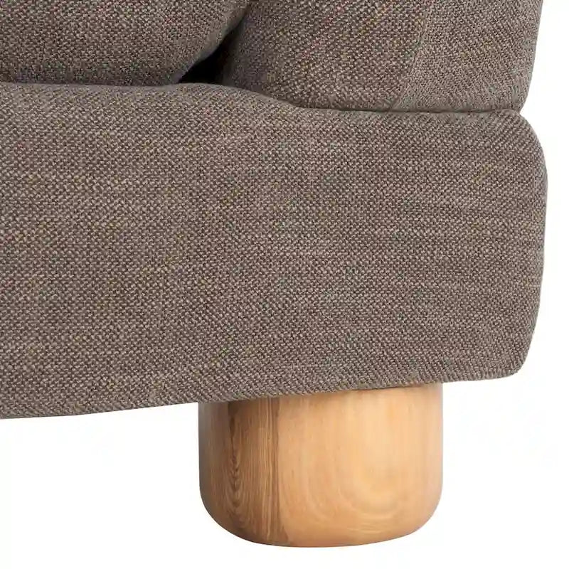 Canapé 226 cm en tissu chenille haute performance