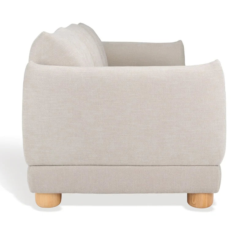 Canapé 226 cm en tissu chenille haute performance