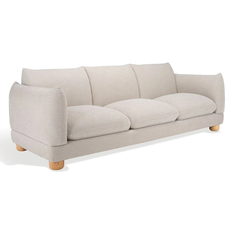 Canapé 226 cm en tissu chenille haute performance