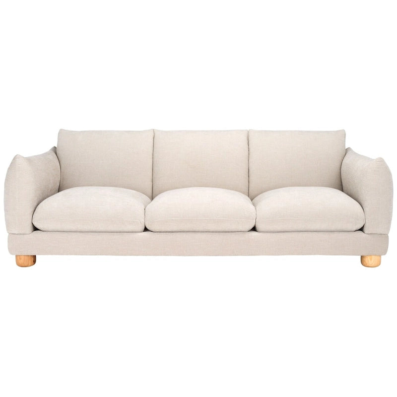Canapé 226 cm en tissu chenille haute performance