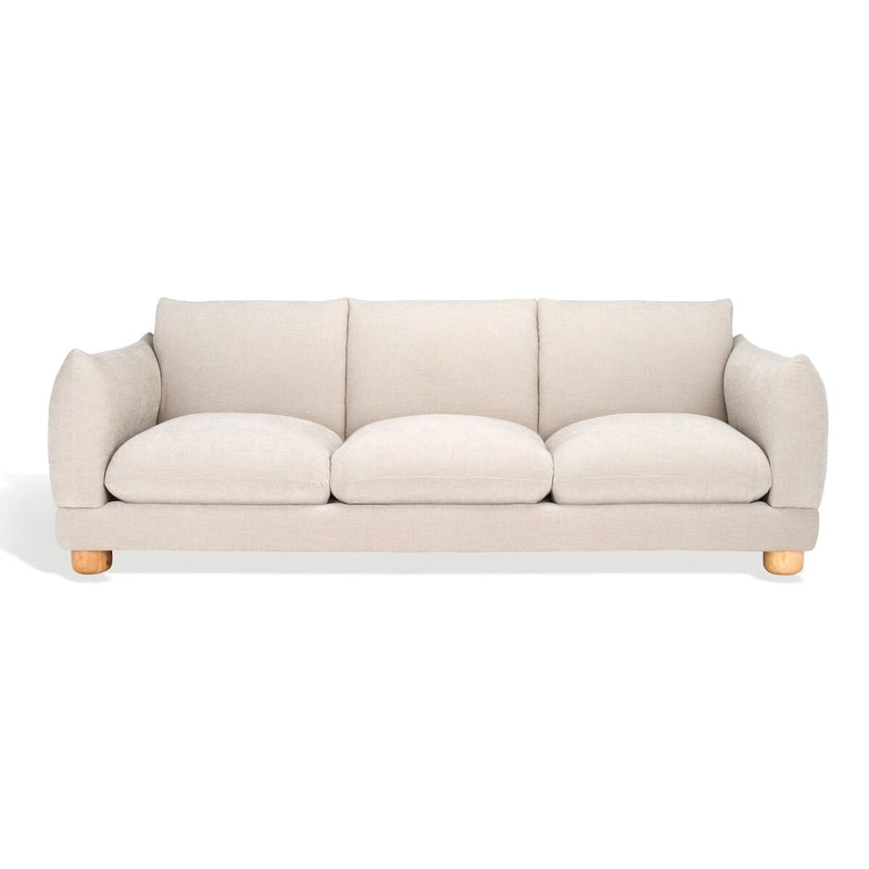 Canapé 226 cm en tissu chenille haute performance