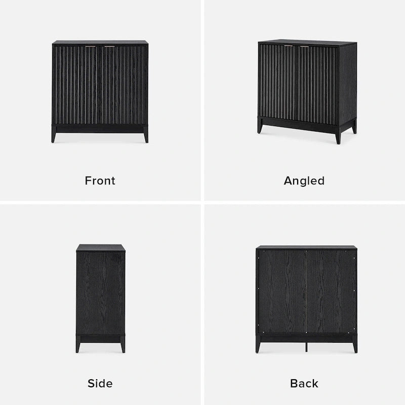 Meuble de rangement Mopio Brooklyn, armoire d'appoint d'entrée de ferme moderne, buffet, crédence