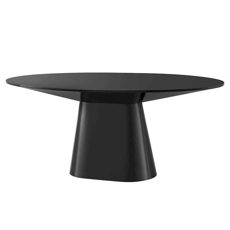 Fournir une table de salle à manger ovale 75