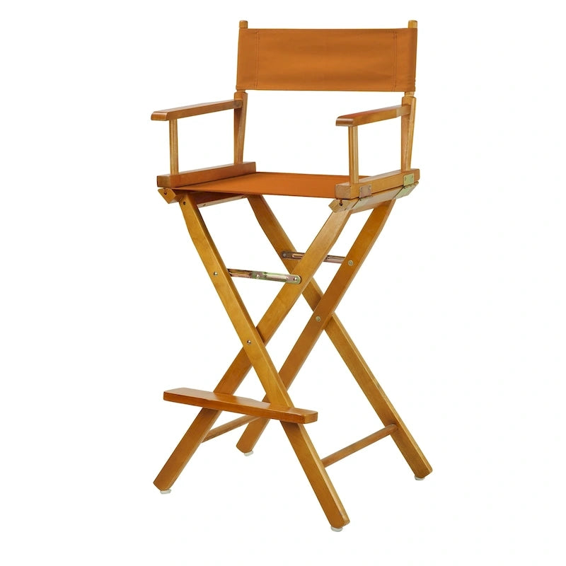 Chaise de réalisateur 76 cm en chêne miel