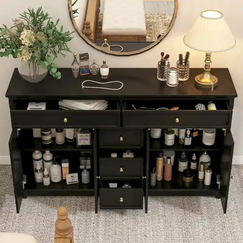 Bibliothèque, buffet, bahut et commode laqués