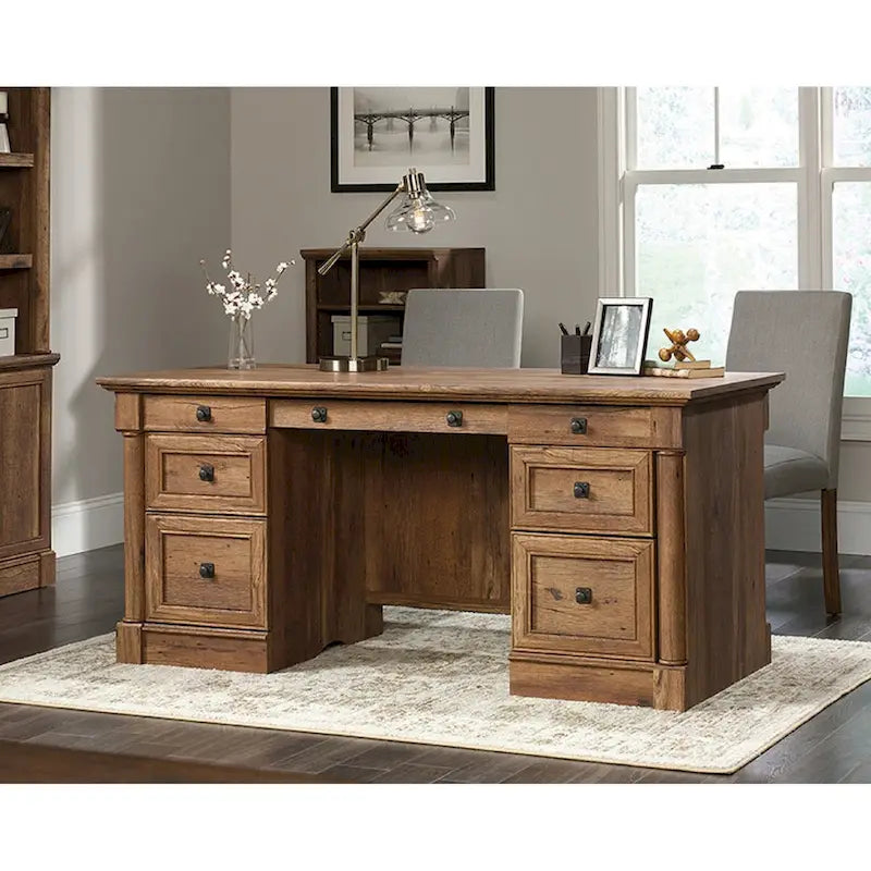 Bureau de direction finition chêne vintage