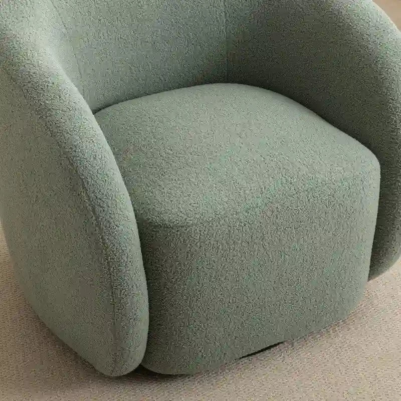 Lot de 2 fauteuils d'appoint pivotants à 360° SEYNAR Modern Glam Rembourrés